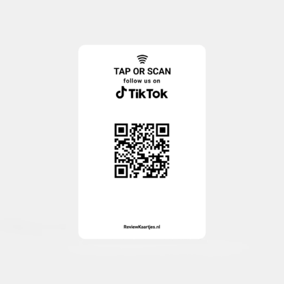 TikTok volg ons follow us