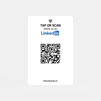 Linkedin Follow us - volg ons