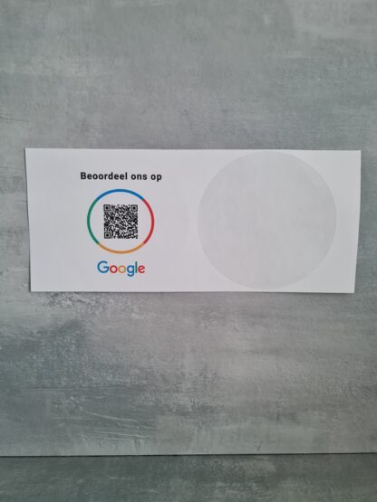 Google Review Sticker - QR (2 stuks) - Afbeelding 3